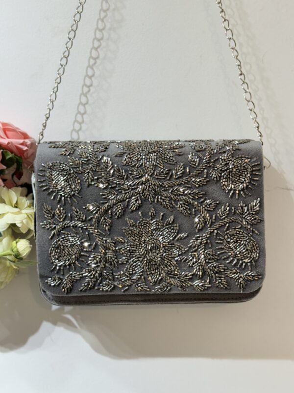 Grey Designer Bag