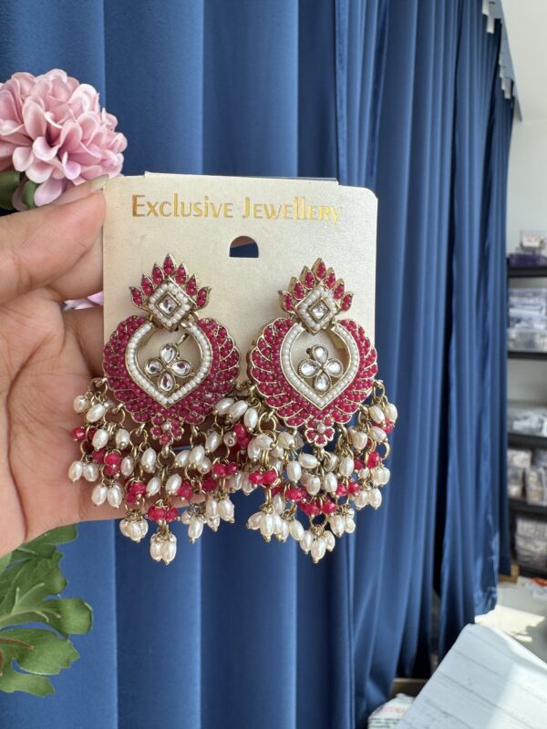 Bhavya Chandbali - Dark Pink