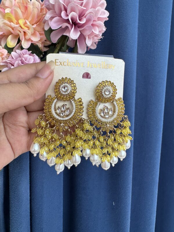 Pakhi Chandbali - Yellow