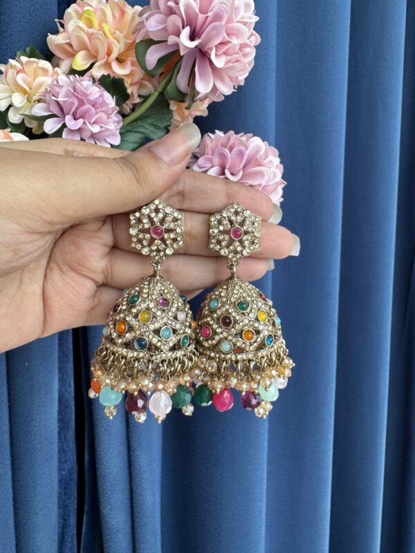 Bareilly Premium Jhumka - Multi
