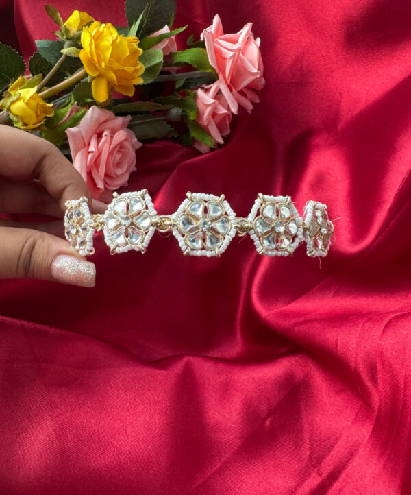 Kundan Hairband - Pattern 2