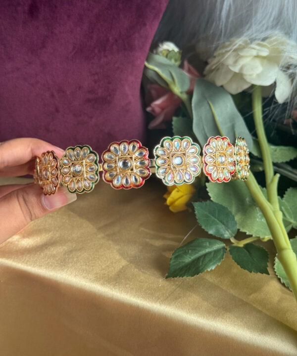 Kundan Hairband - Pattern 4