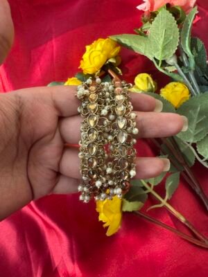 Premium Kundan Bangles – Set of 2