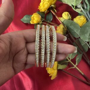 Stone Bangles - Set of 4