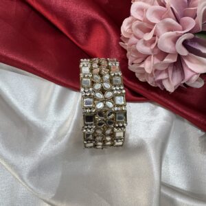 Flower Mirror Mehendi Polish Openable Kada