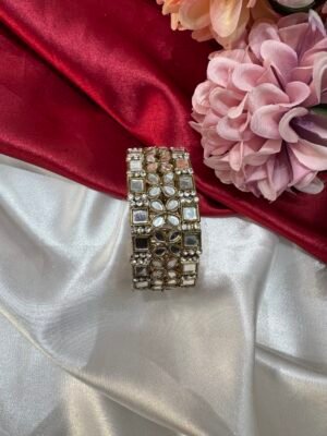 Flower Mirror Mehendi Polish Openable Kada
