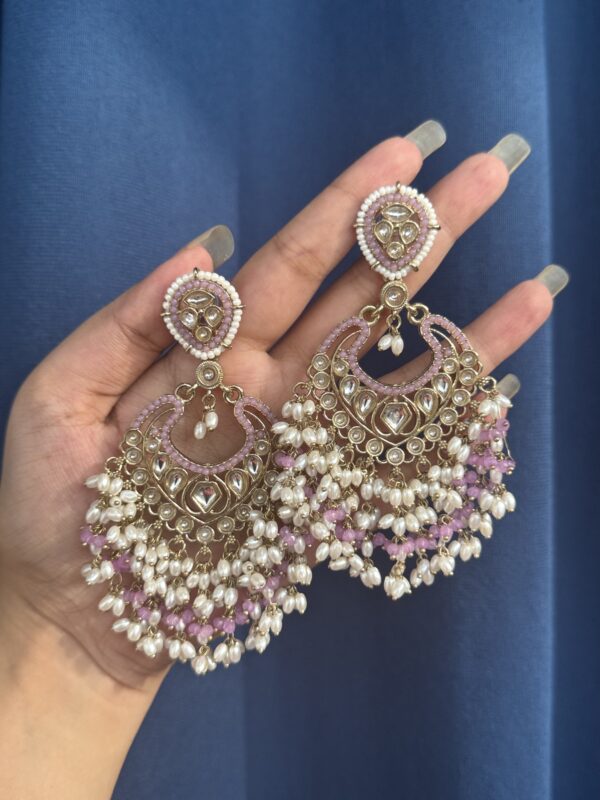 Amrita Premium Earrings - Lavender