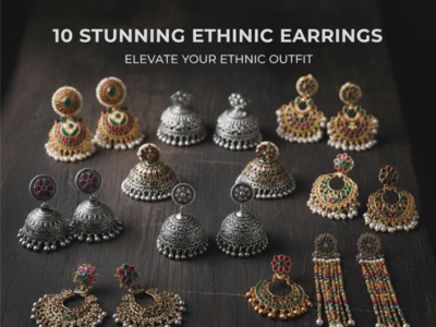 ten elegant and stunning ethnic earrings for women