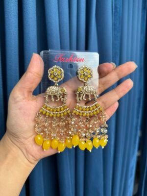 Haathi Earrings – Yellow