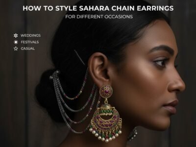 style sahara chain earrings for different ocassions