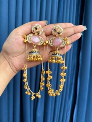 Sunehri Kashmiri Earrings – Multi 2