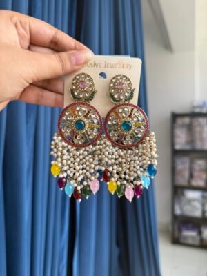 Tanishqa Premium Ethnic Earrings – Multi