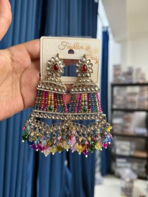 Mehnoor Kundan Chandbali – Multi