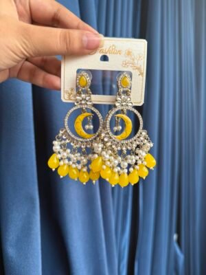 Sitara Chandbali – Yellow