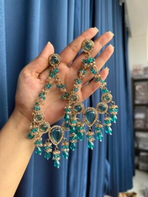 Sonia Chandbali – Teal Green