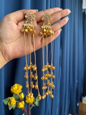 Dhara Kashmiri Earrings – Lavender