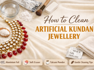 Steps to Clean Artificial Kundan Jewellery