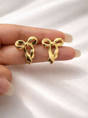 Bow Anti Tarnish Earrings