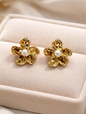 Flower Anti Tarnish Earrings