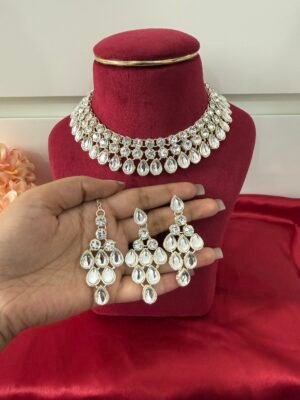 Sonia Silver Choker Set