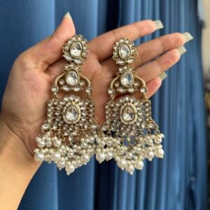 Shruti Premium Earrings – White