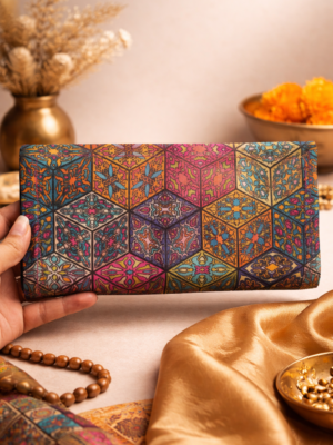 Mandala Wallet – Blue