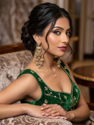 Kashi Kundan Earrings – Golden