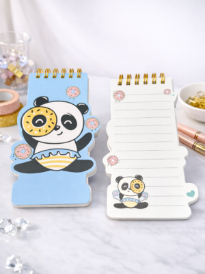 Donut Panda Flip Mini Notepad