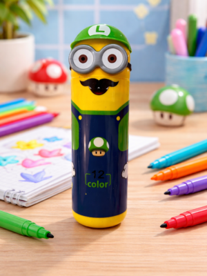 Super Minion Bros Sketch Pen Set – Green