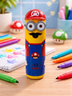 Super Minion Bros Sketch Pen Set – Red