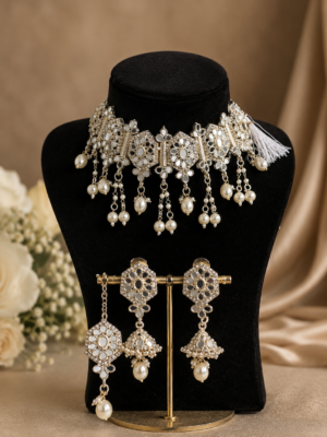 Kiara Kundan Mirror Set