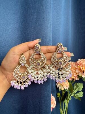 Nehal Premium Mangtika Set – Lavender