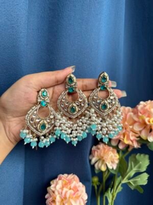 Nehal Premium Mangtika Set – Light Blue