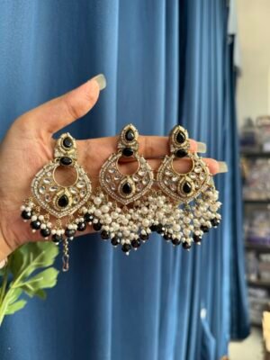 Nehal Premium Mangtika Set – Black
