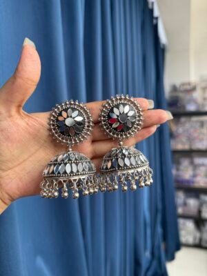 Mirror Boho Jhumka – Pattern 3