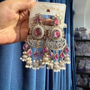 Nupur Premium Statement Chandbali – Wine