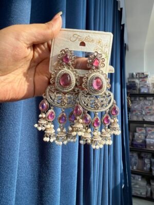Nupur Premium Statement Chandbali – Wine