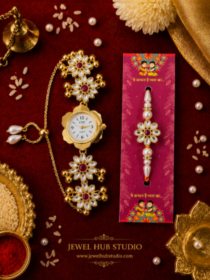 Sia Rakhi Watch Combo for Brother and Bhabhi