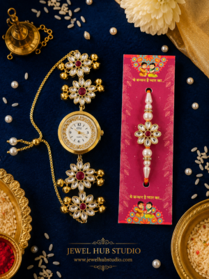 Mishka Rakhi Watch Combo for Brother and Bhabhi