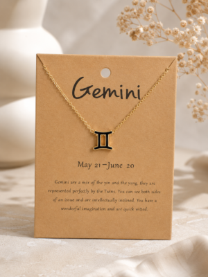 Gemini Zodiac Pendant Chain