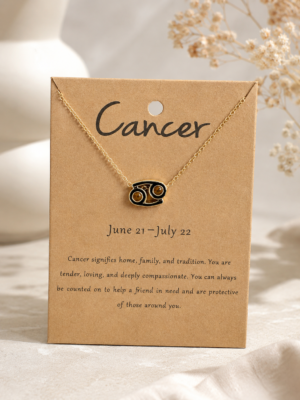 Cancer Zodiac Pendant Chain