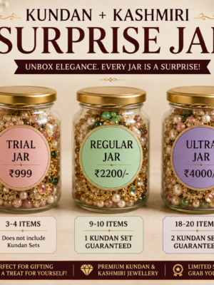 Kundan + Kashmiri Mystery Jar