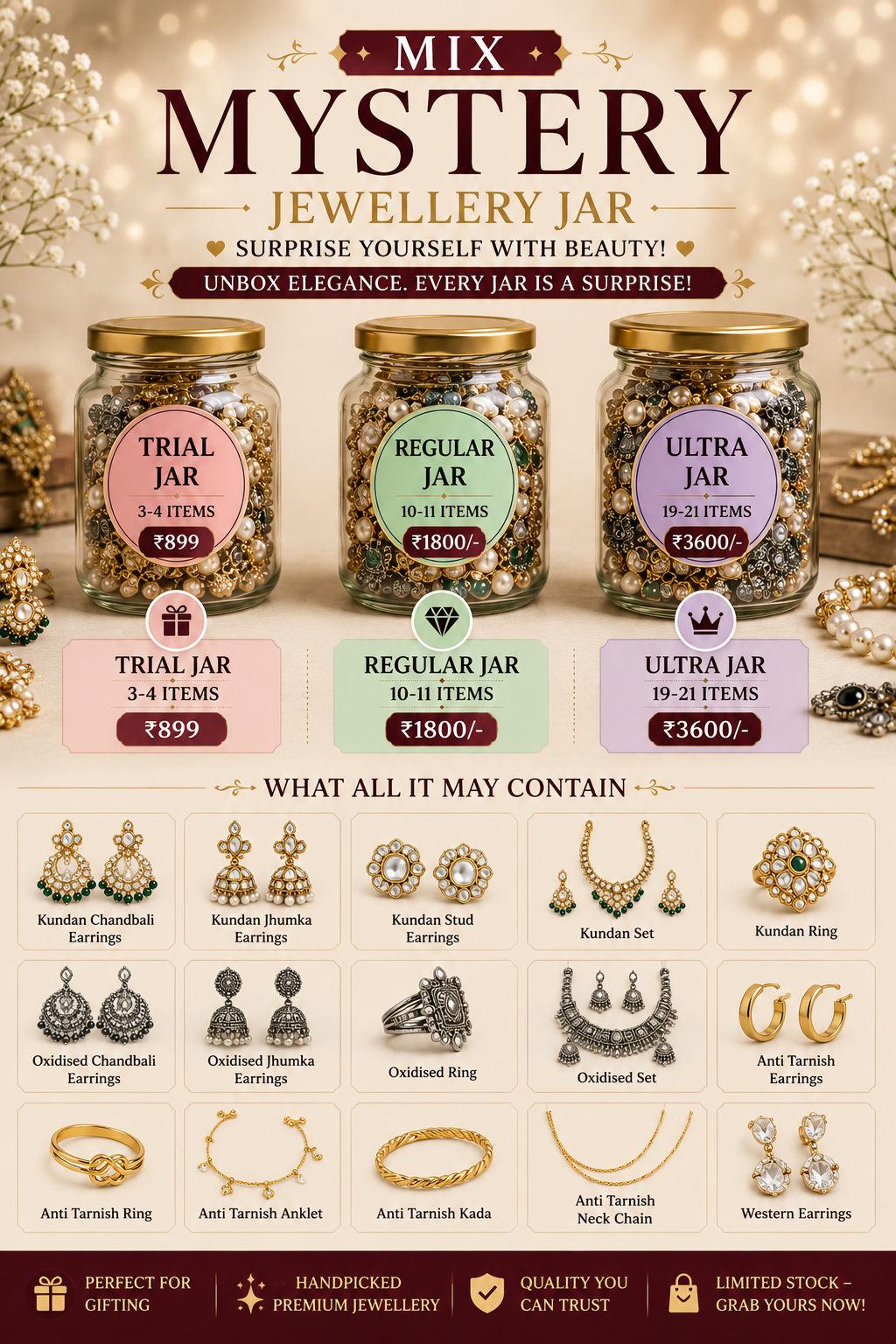 Mix Mystery Jewellery Jar
