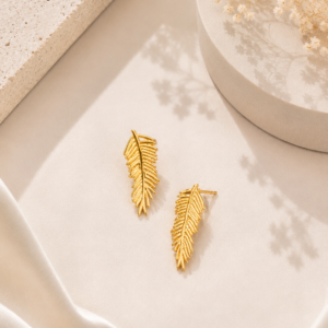 Leaf Anti Tarnish Earrings