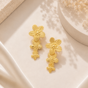 Flower Anti Tarnish Earrings