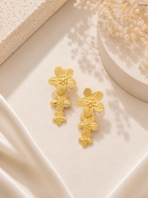 Flower Anti Tarnish Earrings