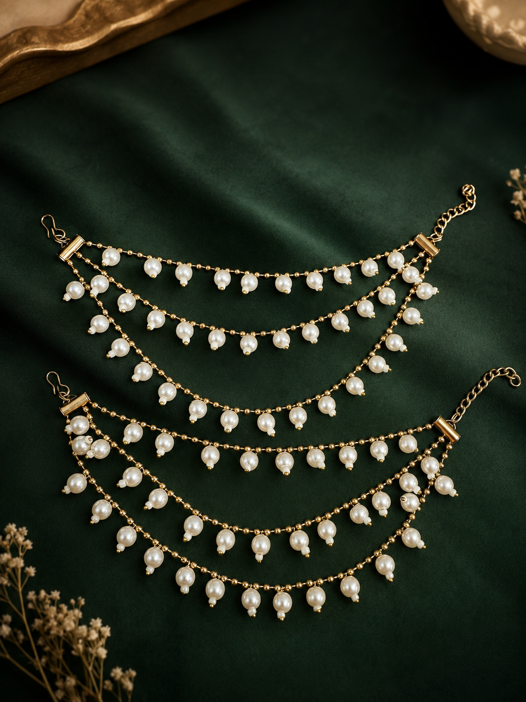 Noor Pearl Layered Kaan Chain