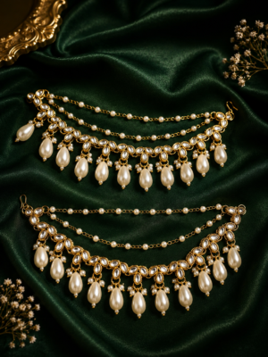 Shivani Premium Pearl Kaan Chain