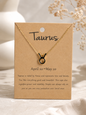 Taurus Zodiac Pendant Chain