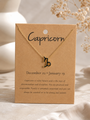 Capricon Zodiac Pendant Chain